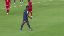 Formé au SM Caen, Yoël Armougom s'est illustré avec ce beau geste technique réalisé en fin de match