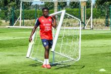 Aloys Fouda effectue sa deuxième apparition dans le groupe professionnel du Stade Malherbe cette saison