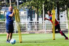 Pascal Dupraz, Yacine Bammou et les Caennais vont préparer la réception de l'AC Ajaccio cette semaine