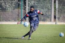 Absent depuis la fin du mois de janvier et le déplacement à Chambly, Garissone Innocent effectue son retour dans le groupe caennais