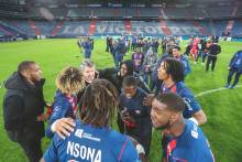 Il y a deux semaines, les joueurs du Stade Malherbe Caen obtenaient leur maintien en Ligue 2 BKT