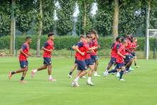 Les joueurs du Stade Malherbe Caen sont actuellement en stage de préparation à Deauville