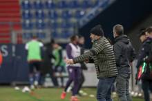 Pascal Dupraz a regretté le but encaissé juste avant la mi-temps face au Toulouse Football Club hier soir