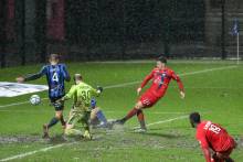 Jessy Deminguet a inscrit son quatrième but de la saison en réduisant le score face au FC Chambly