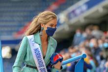 Amandine Petit avait assisté à la rencontre face à l'EA Guingamp au stade Michel d'Ornano il y a quelques semaines