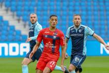 Yacine Bammou a profité d'un penalty en fin de rencontre pour inscrire son quatrième but de la saison avec le SM Caen