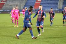 Alexandre Mendy a inscrit ses premiers buts sous les couleurs du Stade Malherbe Caen ces dernières semaines 