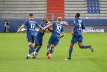 En inscrivant son sixième but de la saison, Yacine Bammou a permis au Stade Malherbe Caen d'