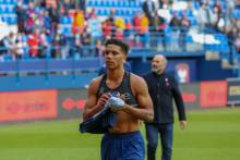 Auteur du but vainqueur face à Amiens, Nicholas Gioacchini a été désigné MVP de la rencontre devant Yoann Court