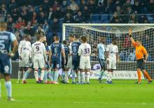 Le Stade Malherbe Caen réduit à 10 après l'expulsion de Steeve Yago la saison dernière face au Havre