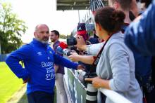 Pascal Dupraz a évoqué la longue période sans football et la reprise de l'entraînement avec la presse régionale