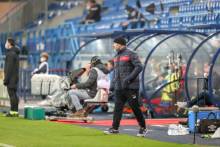 Pascal Dupraz et les Caennais ont dû s'incliner hier soir lors du derby normand face au Havre à d'Ornano