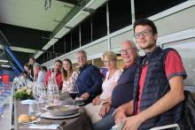 Christophe Künkel fêtait son anniversaire en salon des étoiles à l'occasion de la réception du FC Chambly