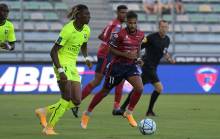 Kelian Nsona s'est illustré sur son côté et a pu apporter le danger dans la surface du Clermont Foot ce soir