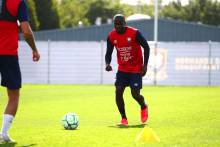Après plusieurs semaines d'absence, Caleb Zady Sery a fait son retour à l'entraînement cette semaine