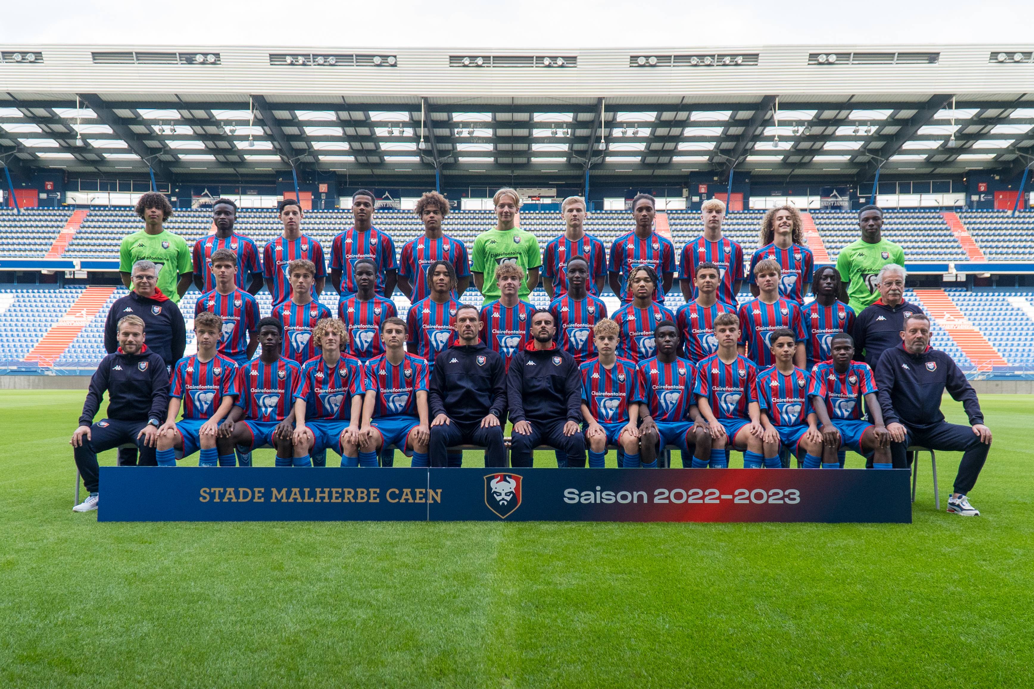 Stade Malherbe Caen Calvados Basse-Normandie - équipe U17 2022-2023