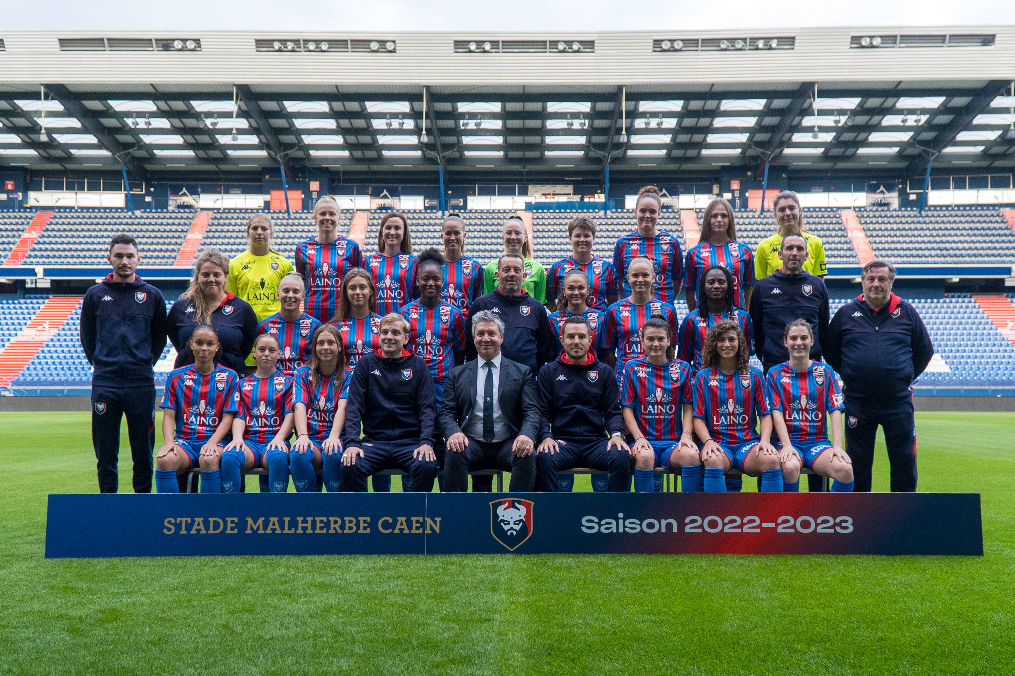 Stade Malherbe Caen Calvados Basse-Normandie - équipe Féminine 2022-2023