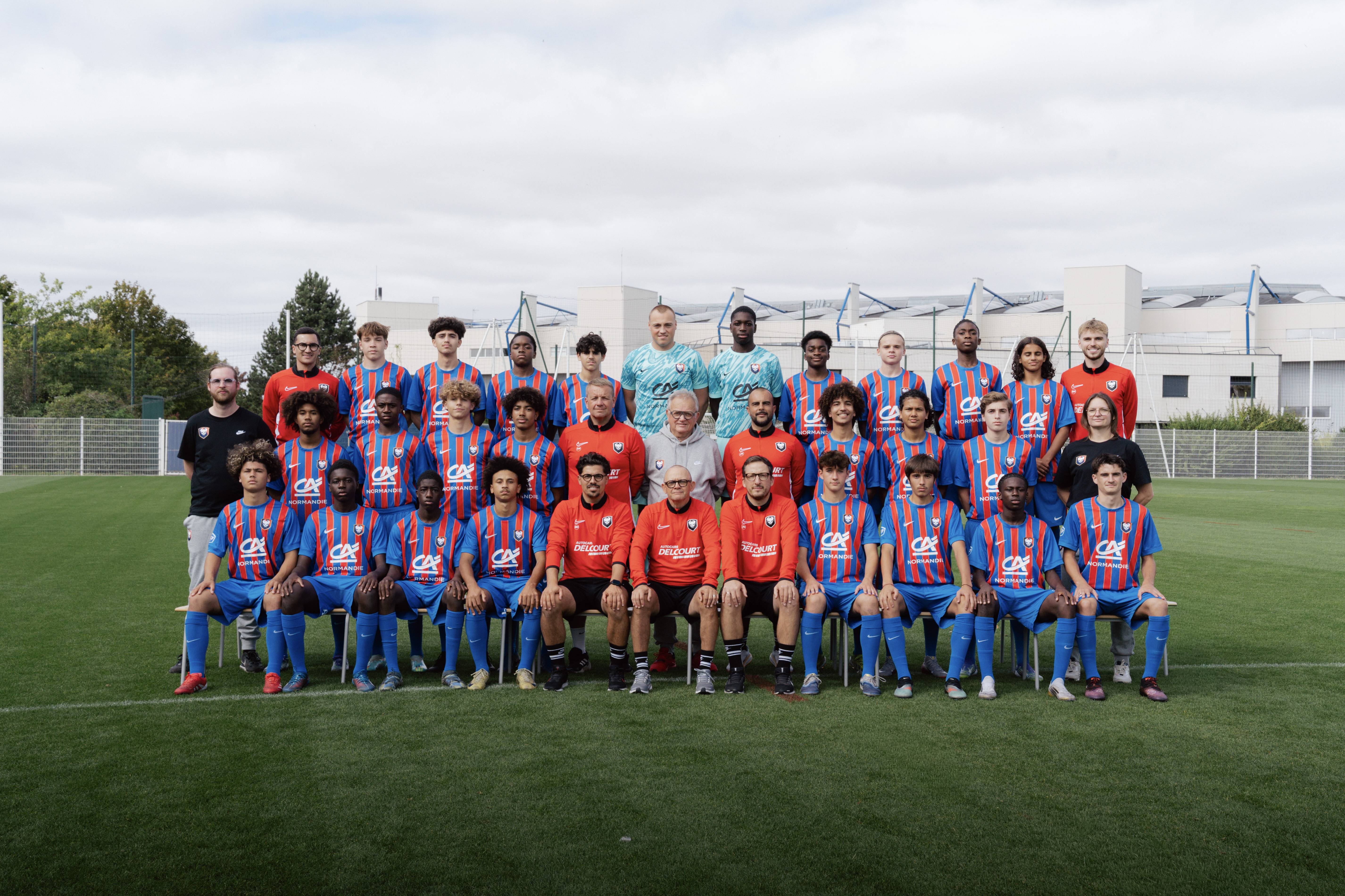 Stade Malherbe Caen Calvados Basse-Normandie - équipe U17 2025-2026
