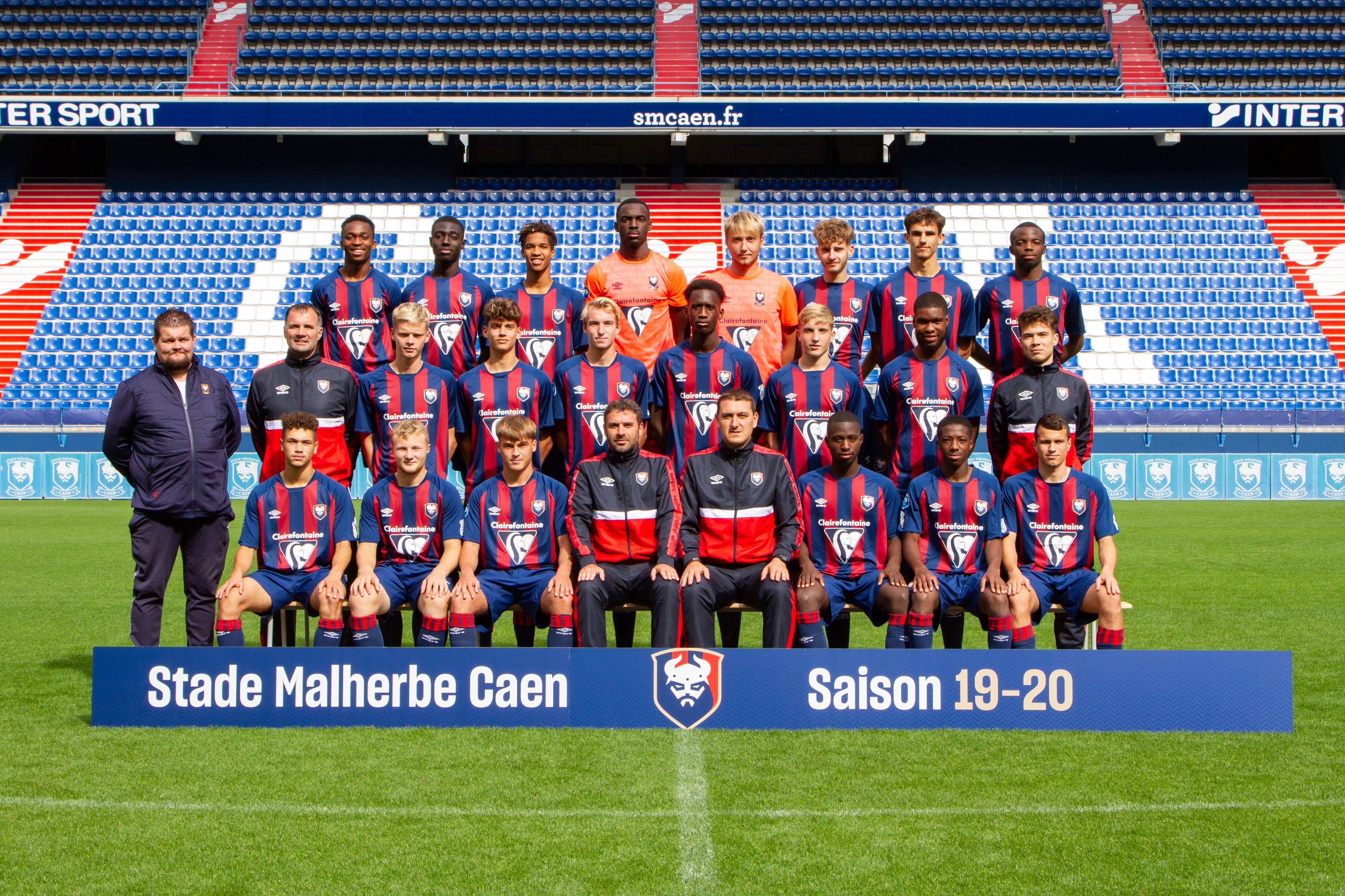 Stade Malherbe Caen Calvados Basse-Normandie - équipe U19 2019-2020