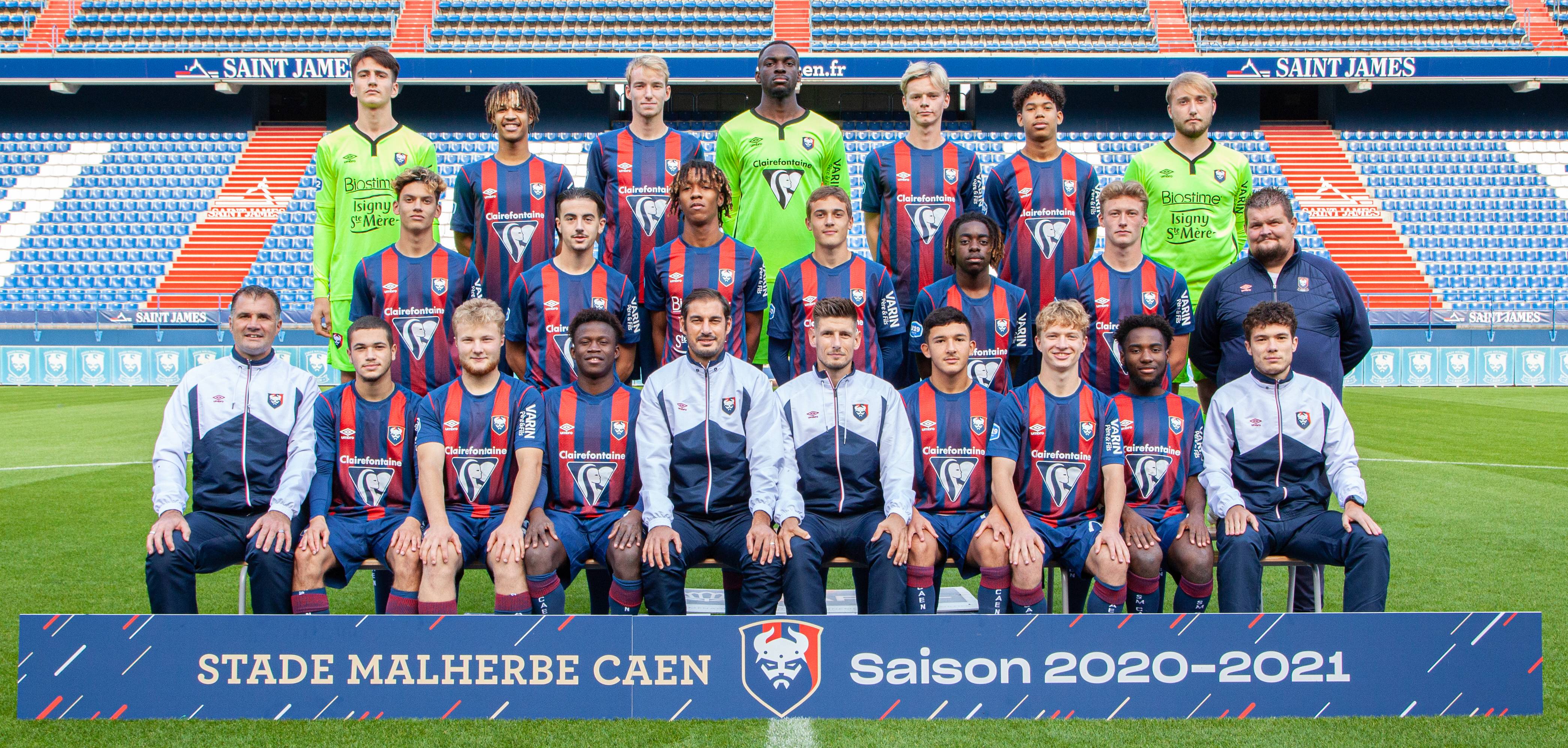 Stade Malherbe Caen Calvados Basse-Normandie - équipe U19 2020-2021