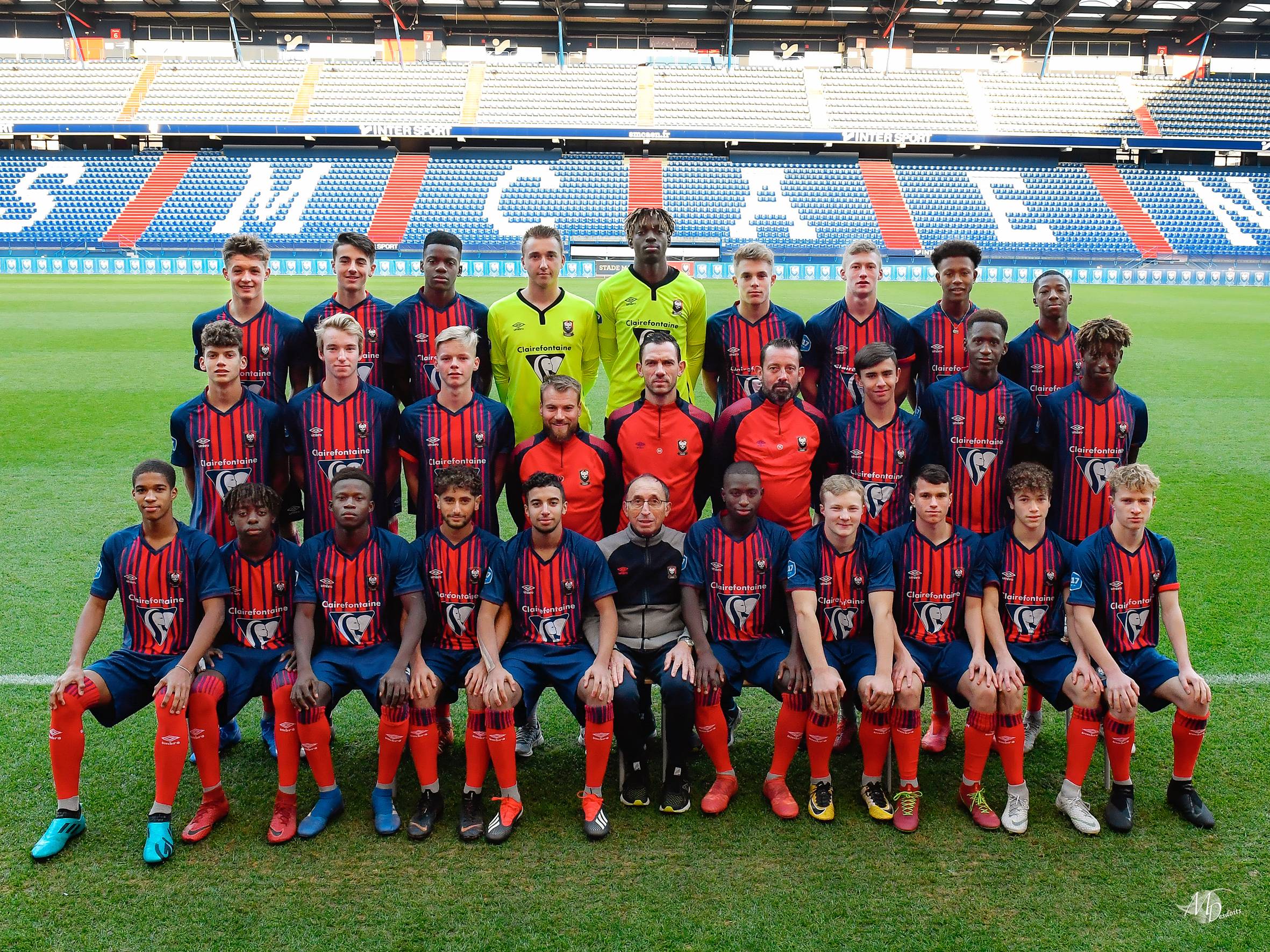 Stade Malherbe Caen Calvados Basse-Normandie - équipe U17 2018-2019