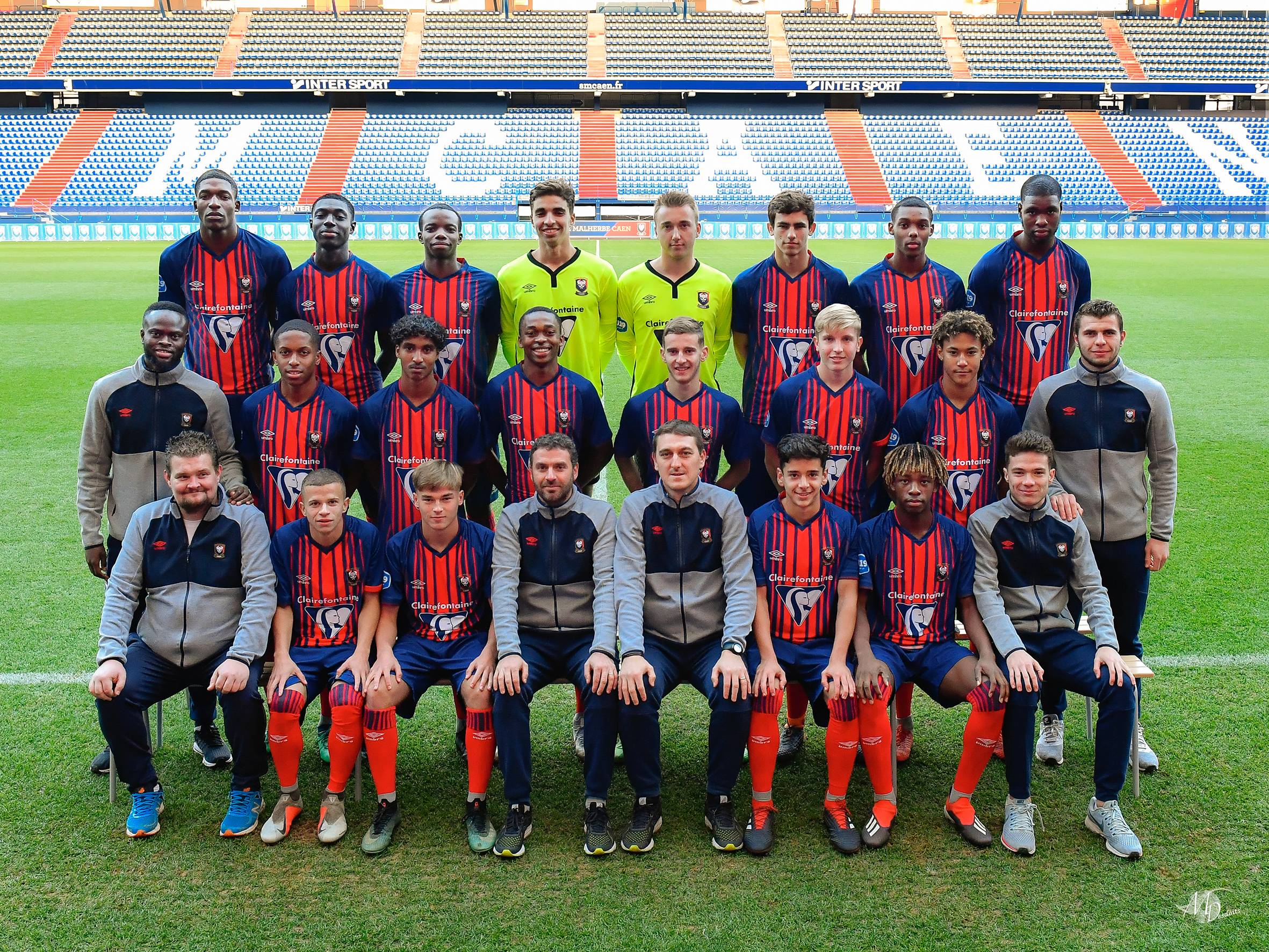 Stade Malherbe Caen Calvados Basse-Normandie - équipe U19 2018-2019